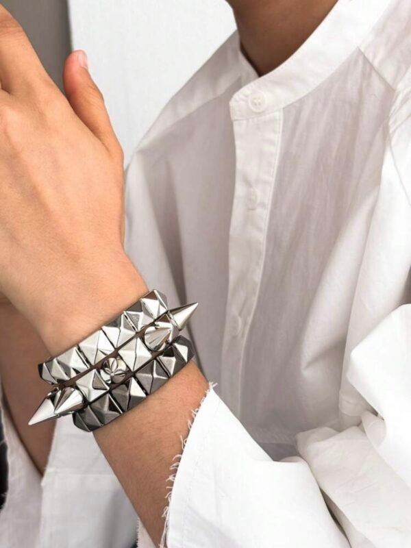 3pcs Spiked Rivet Bracelet's Rivet & Spikes (4.97) - Image 3