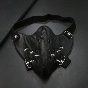 Screenshot Party Punk PU Leather BDSM Bondage Face Mask (4.91)