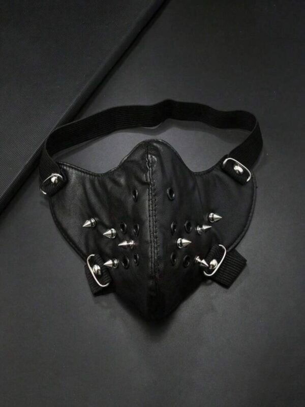 Party Punk PU Leather BDSM Bondage Face Mask (4.91)