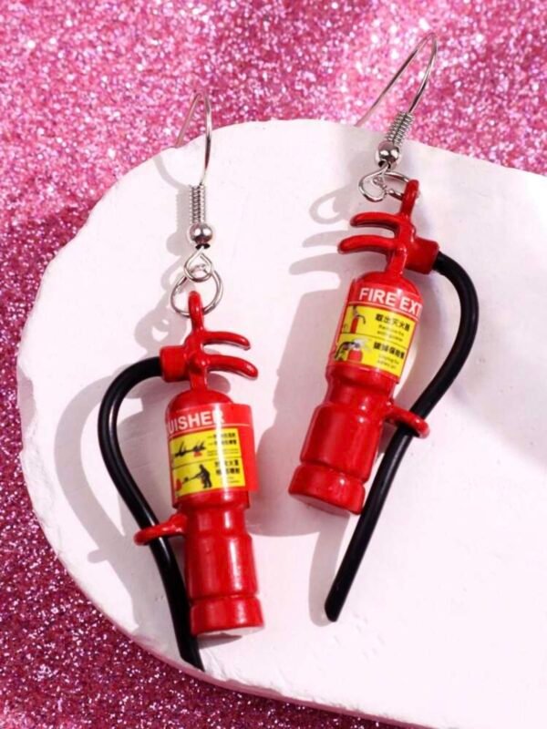 Fire Extinguisher Fire Fighter Women's Earrings (4.95)