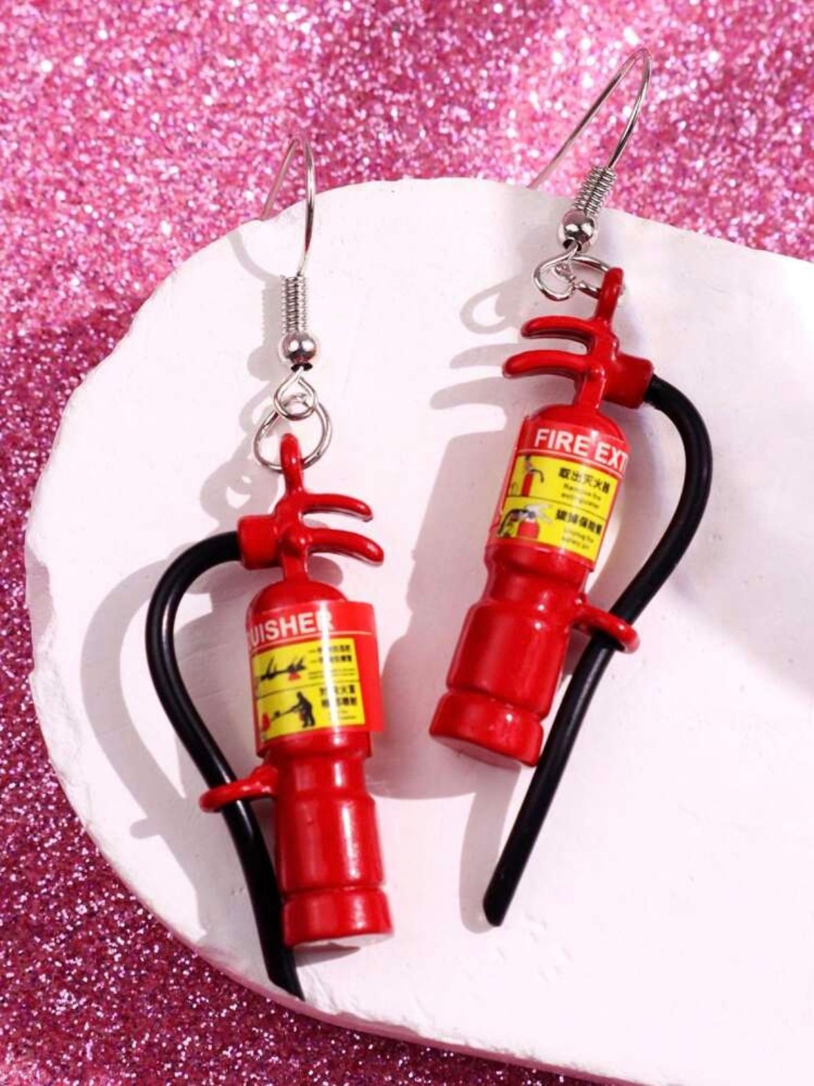 Fire Extinguisher Fire Fighter Women's Earrings (4.95)