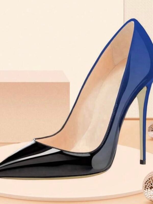 Ombre Color Slip On High Heel Shoes For Women (5.0) - Image 4