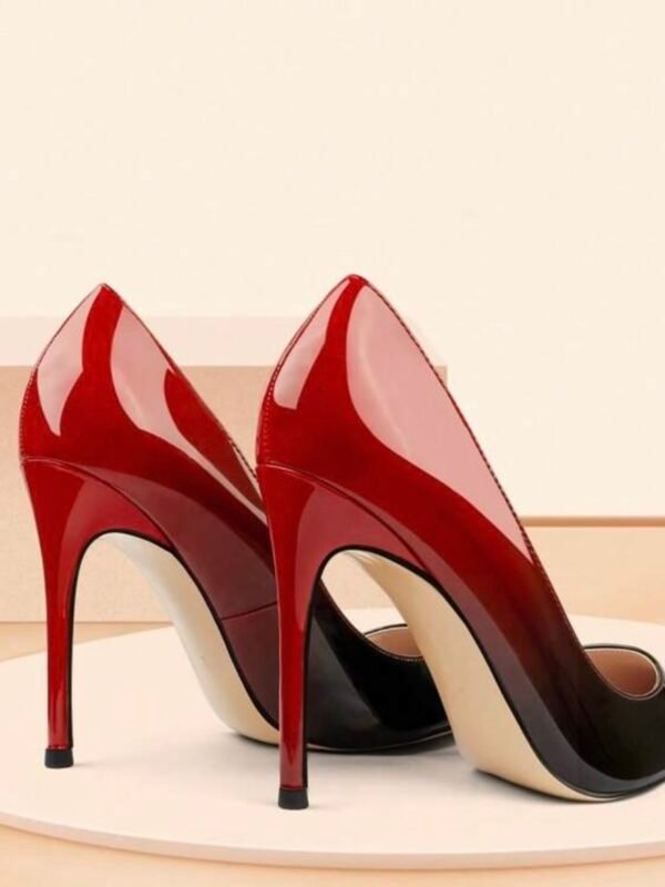 Ombre Color Slip On High Heel Shoes For Women (5.0) - Image 7