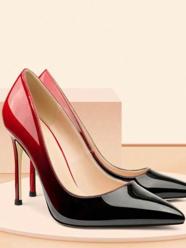 Ombre Color Slip On High Heel Shoes For Women (5.0) - Image 6