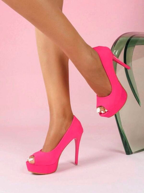 Open Toe High Heel Shoes For Women (4.83) - Image 3