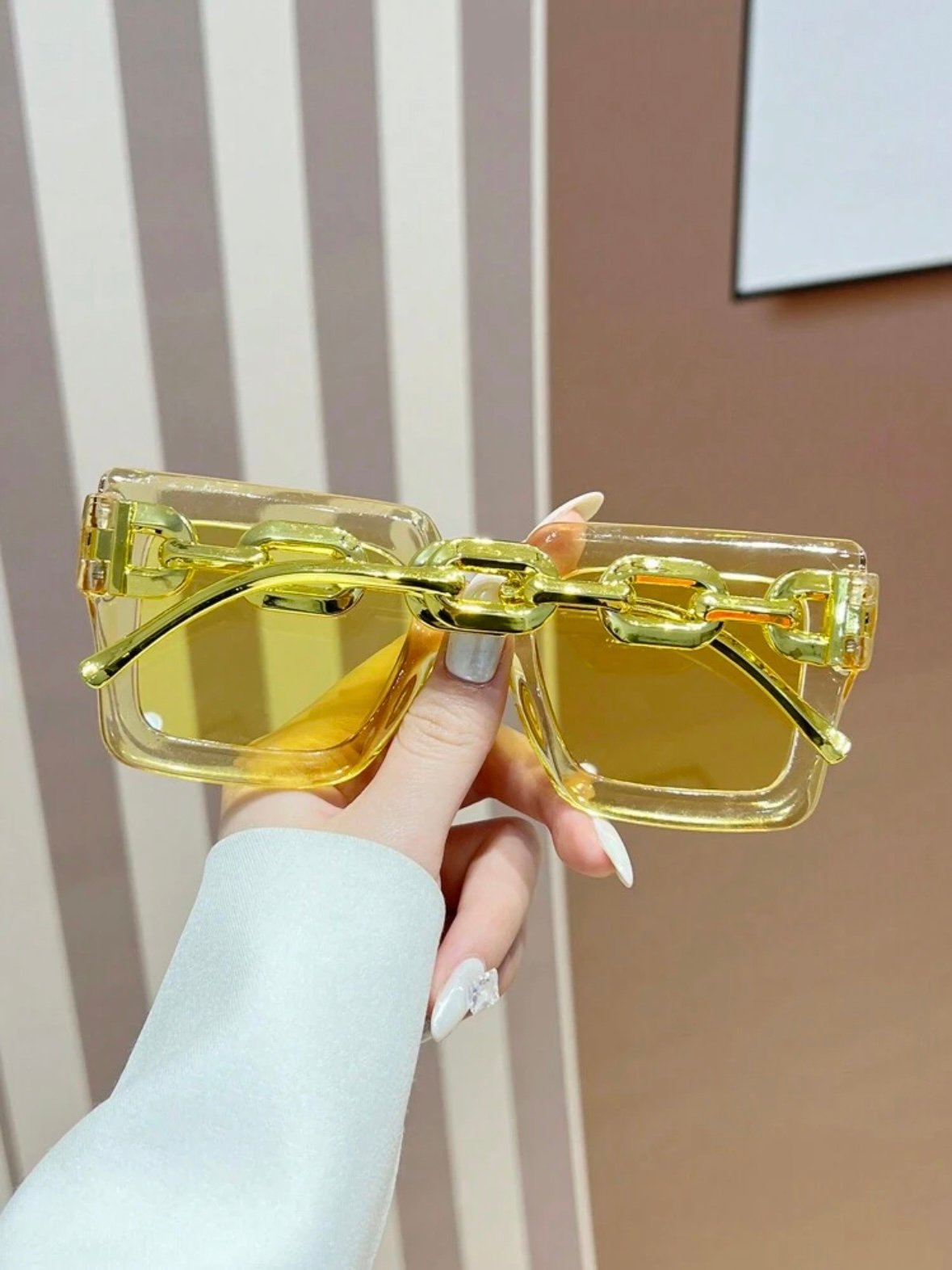 Fashionable Oversized Neon Glasses Beach Accessories (4.94) - Image 3