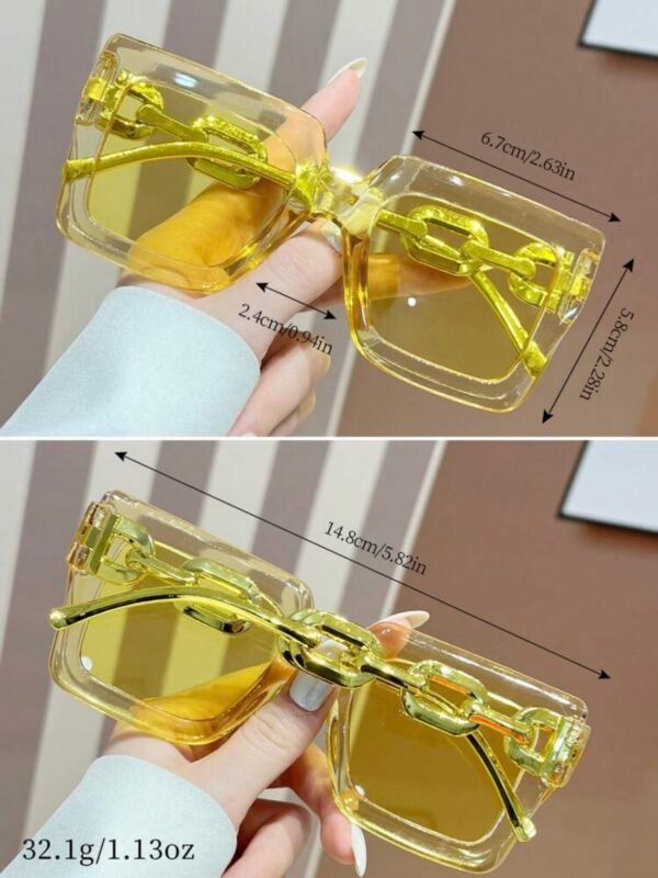 Fashionable Oversized Neon Glasses Beach Accessories (4.94) - Image 4