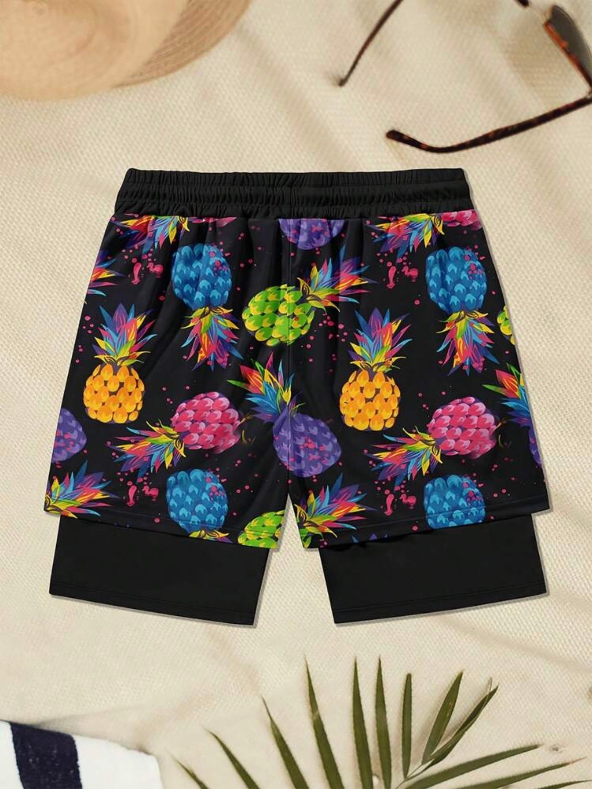 Men's Pineapple Layered Shorts (5.0) - Image 3