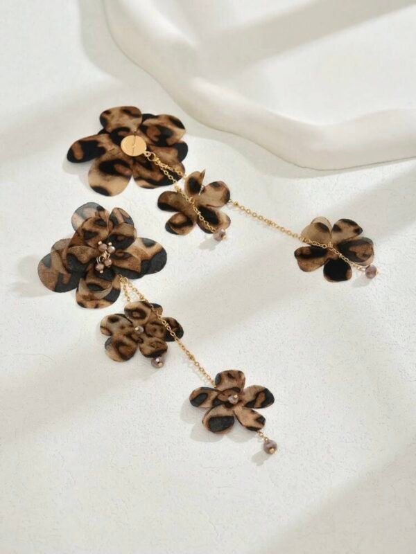 Flower Long Dangle Earrings For Women (4.93) - Image 5