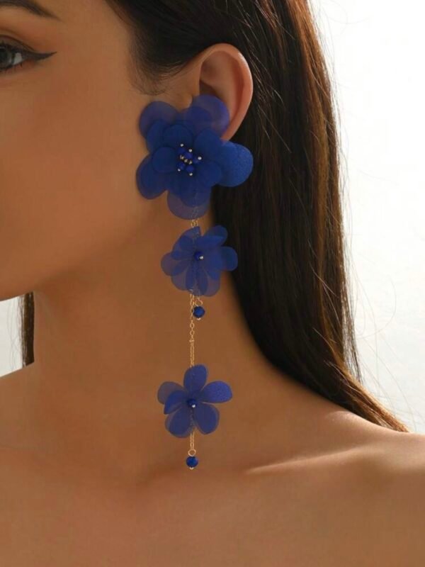 Flower Long Dangle Earrings For Women (4.93) - Image 12