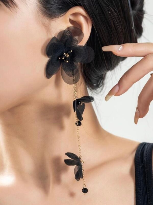 Flower Long Dangle Earrings For Women (4.93) - Image 9