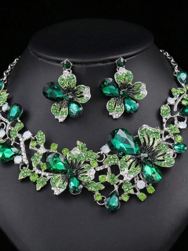 Elegant Luxury Floral Jewelry Set Gemstones (4.77) - Image 6