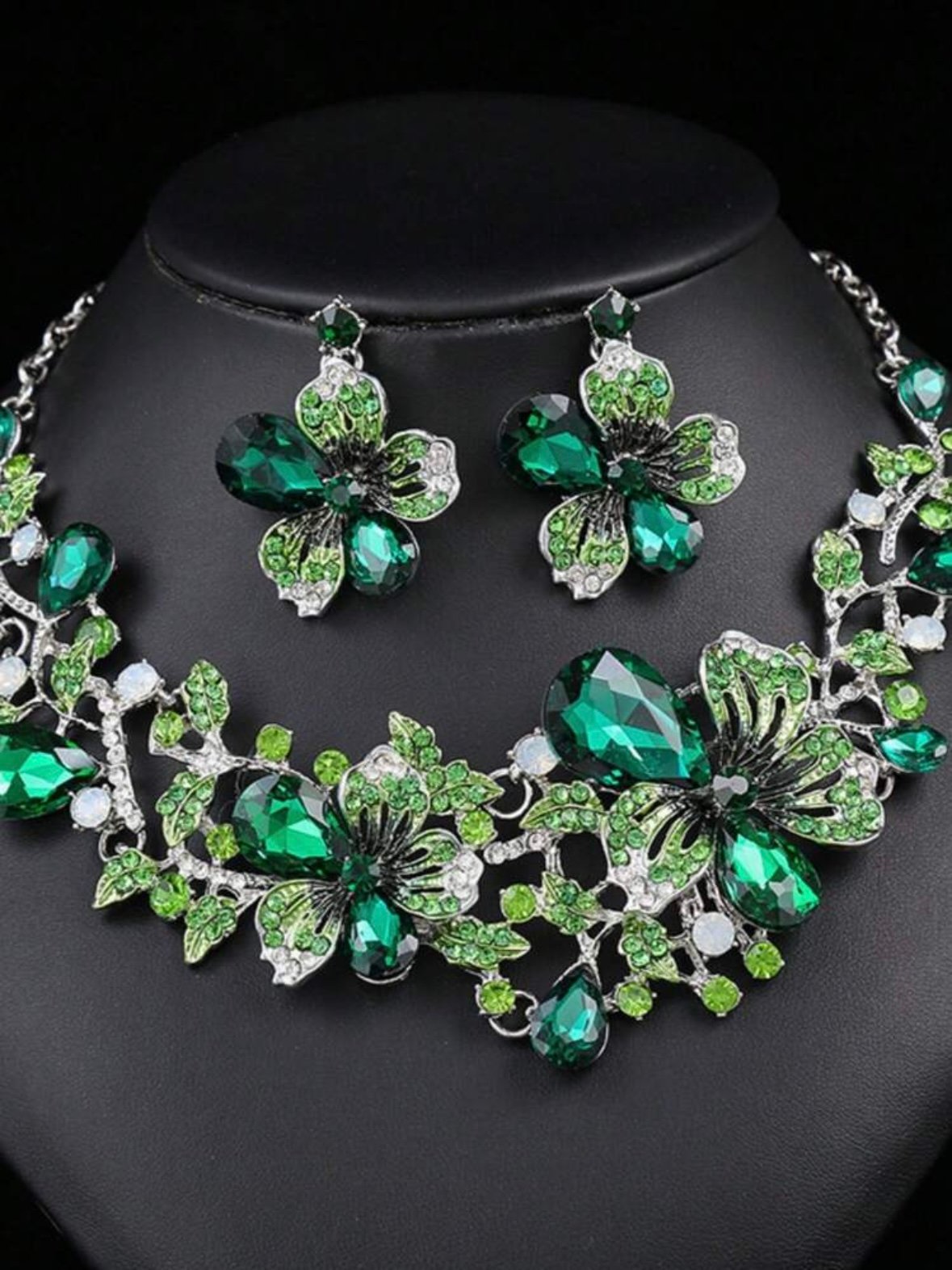 Elegant Luxury Floral Jewelry Set Gemstones (4.77) - Image 6