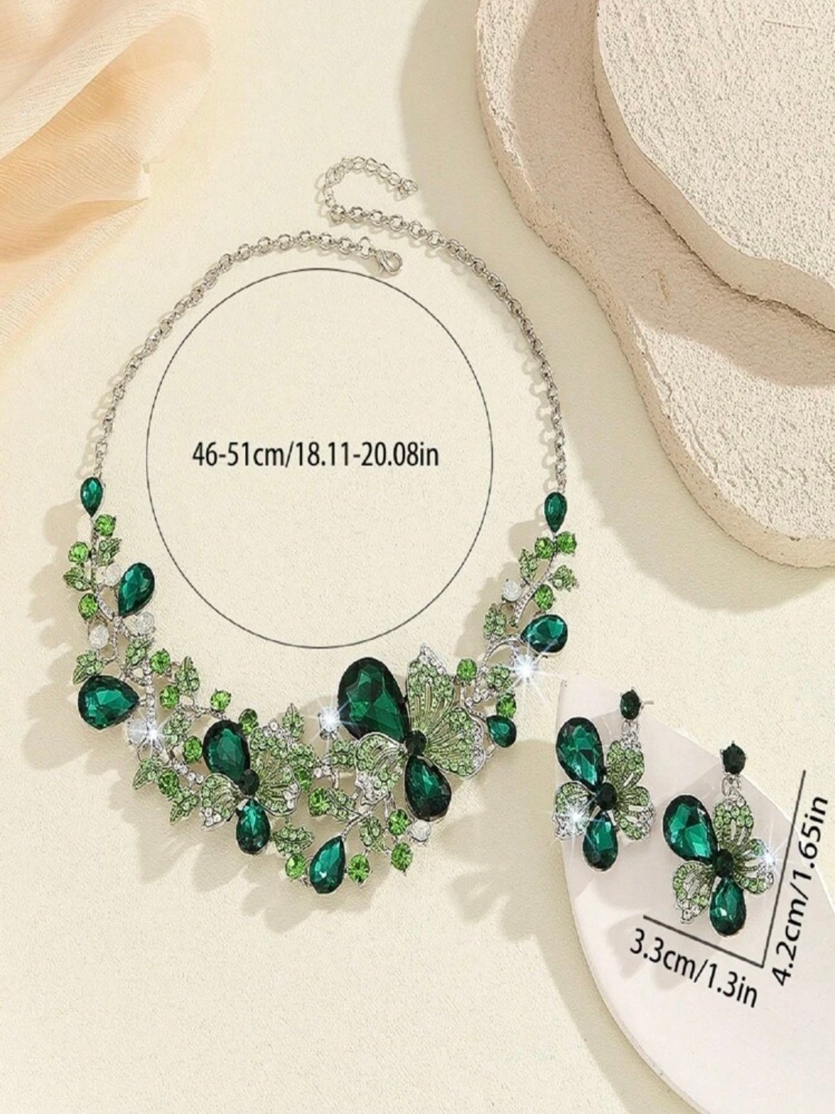 Elegant Luxury Floral Jewelry Set Gemstones (4.77) - Image 8