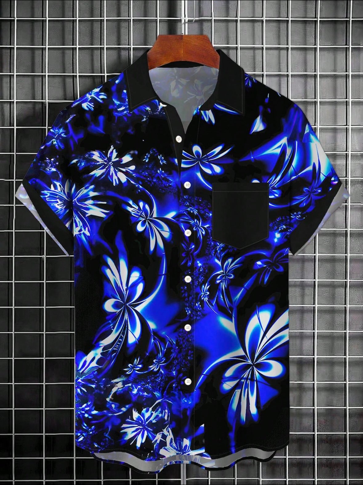 Hawaiian Men's Floral 3D Button Up Shirt (4.97) - Image 3