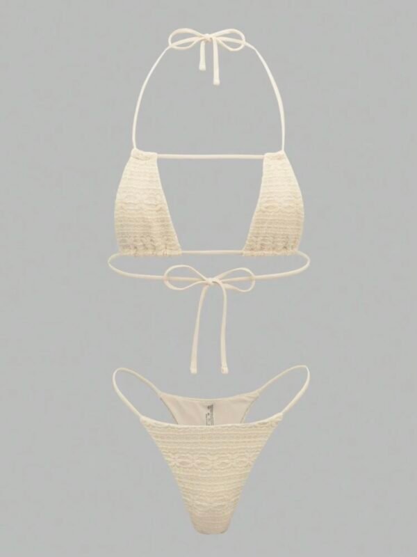 4 Piece Lace Sheer Micro Triangle Bikini Swimwear (4.89) - Image 5