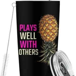 Screenshot Plays Well With Others Lifestyle Swinger Tumbler Cup (4.10)