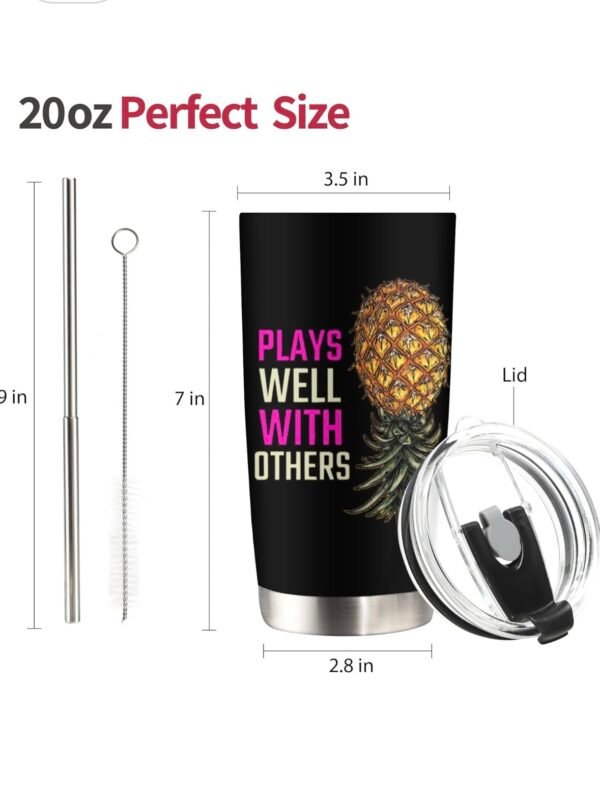 Plays Well With Others Lifestyle Swinger Tumbler Cup (4.10) - Image 4