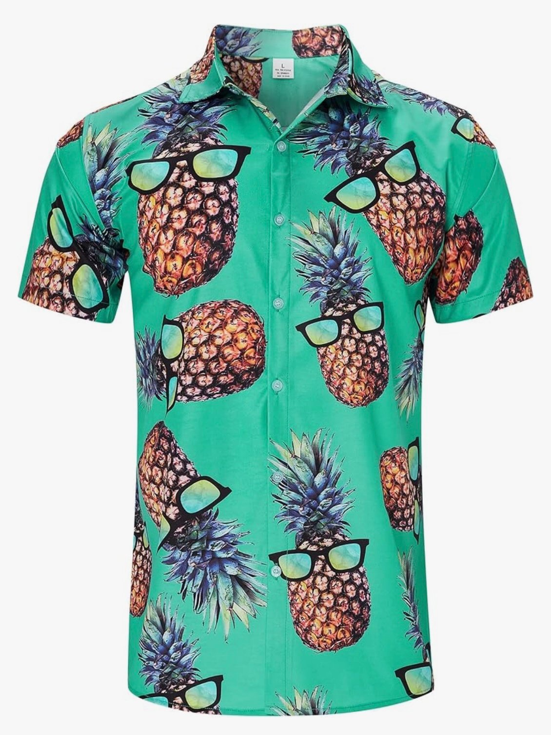 Lifestyle Party Hawaiian Button Up Pineapple Shirt (4.50) - Image 3