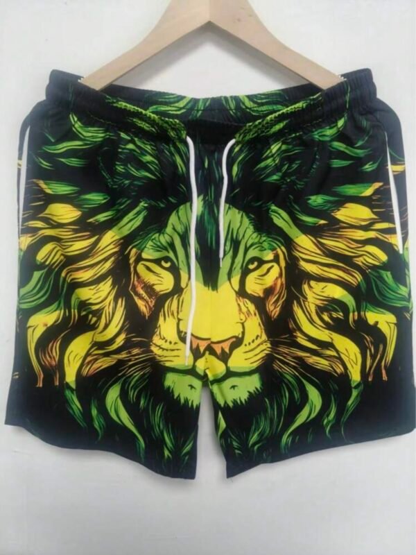 Men's Vacation Style Lion Beach Shorts (4.83) - Image 5
