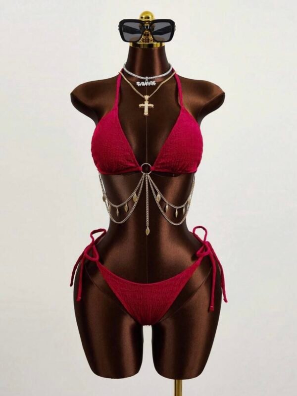 Summer Swim Beach Chain Bikini Set For Women (4.95) - Image 7