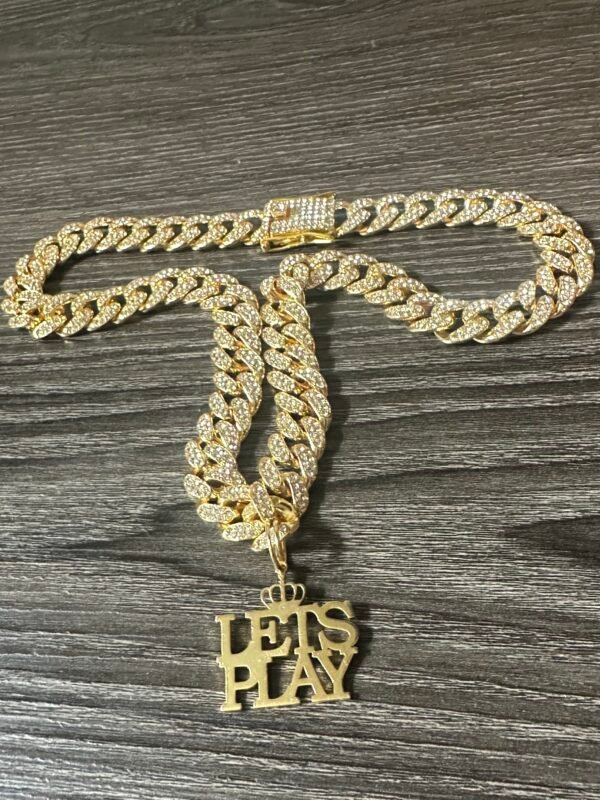 Temptation Let's Play Men's Rhinestone Chain (4.50) - Image 4