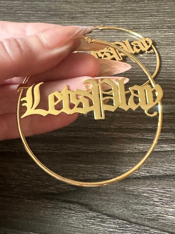 Temptation Let's Play Women's Hoop Earrings (4.93) - Image 4