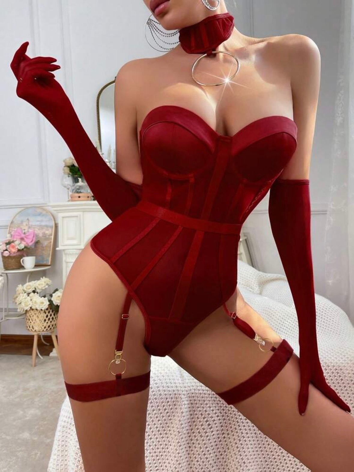 Bodysuit & Accessories Sex Lingerie Suit For Women (4.87)