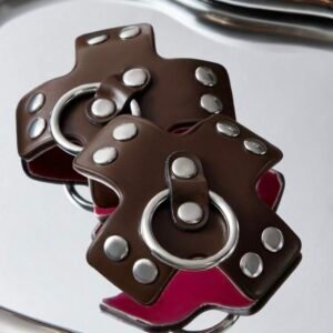 Screenshot Gothic PU Leather Studded Nipple Covers Stickers (4.91)