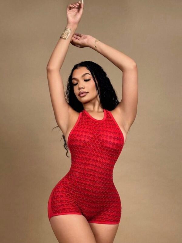 Women's Sexy Open Back Cutout Sexy Romper (4.87) - Image 7