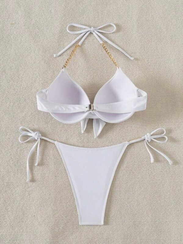 Summer Vacation Women's Matching Chain Strap Bikini (4.88) - Image 3