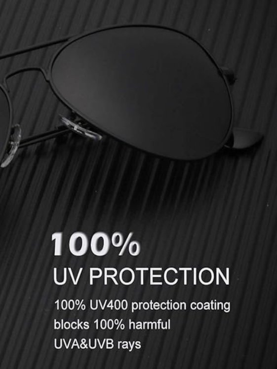 Men's Pair Of Aviator Sunglasses Beach Wear Glasses (4.40) - Image 3