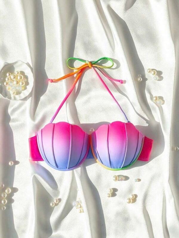 Mermaid Multicolor Shell Bikini Top For Women (4.93) - Image 6