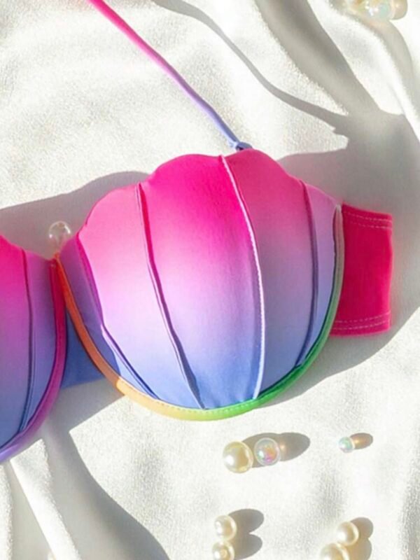 Mermaid Multicolor Shell Bikini Top For Women (4.93) - Image 5