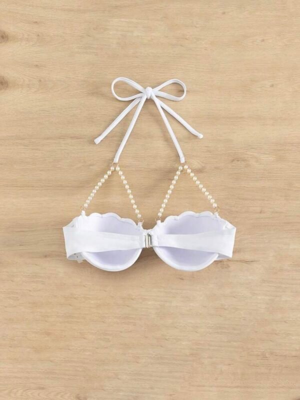 Mermaid Costume Bikini Top With Pearl Accents For Women (4.82) - Image 5