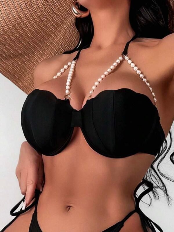 Mermaid Costume Bikini Top With Pearl Accents For Women (4.82) - Image 6
