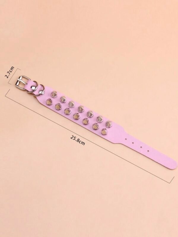 Studded Spiked 2 Row Bracelet Adjustable (4.95) - Image 4