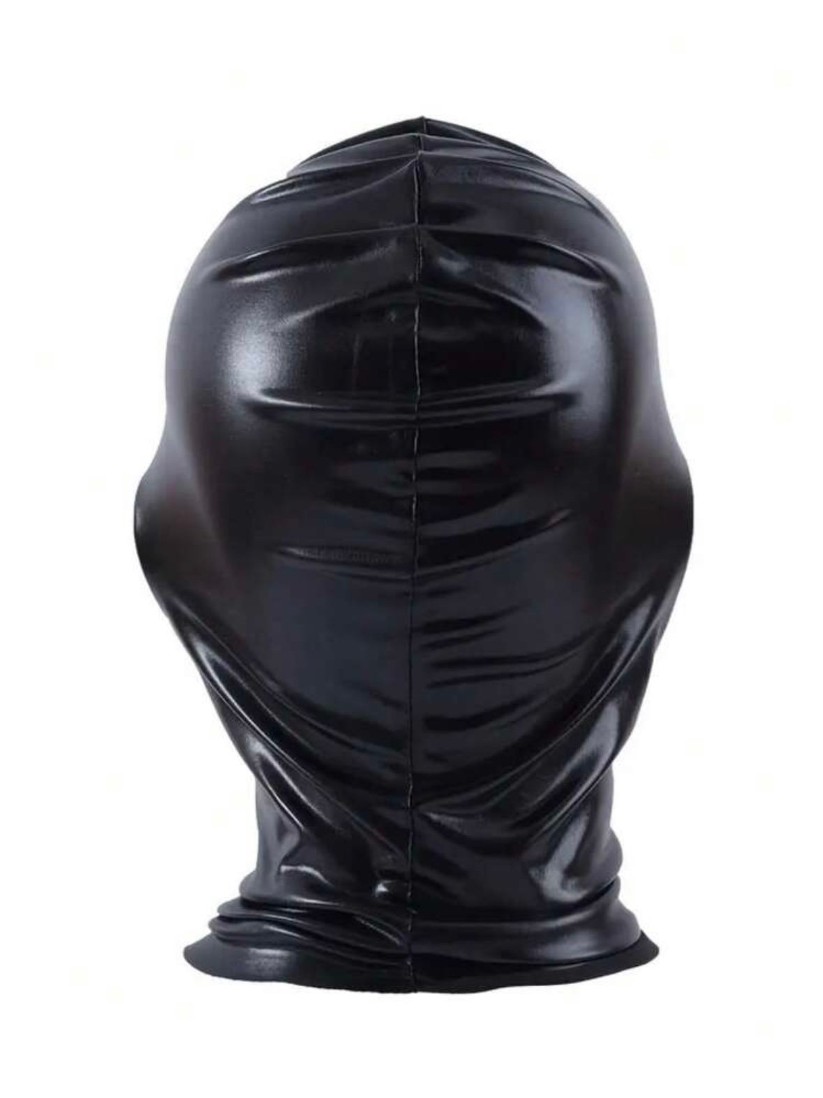 Men's Kinky BDSM Cosplay PU Leather Mask Soft (4.87) - Image 3