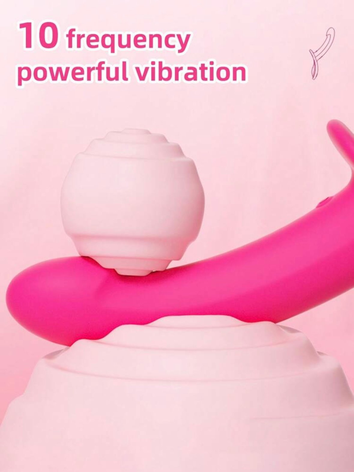 Strap-On Vibrating Dildo 10 Vibration Settings With Clitoral Vibration (5.0) - Image 7