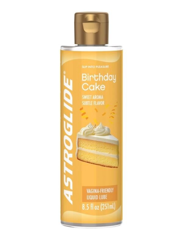 Birthday Cake Flavored Astroglide Water Based Lube 8.5oz Bottle Safe For Toys (4.60)