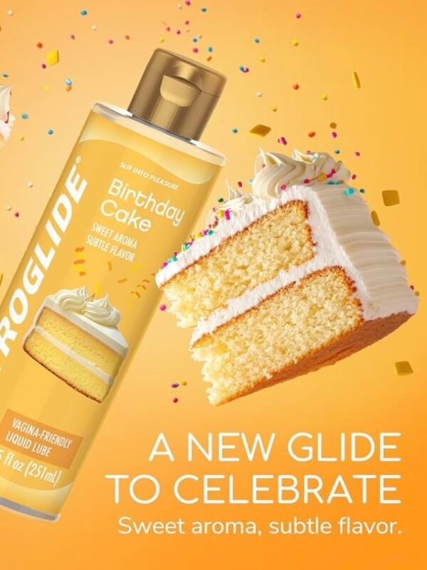 Birthday Cake Flavored Astroglide Water Based Lube 8.5oz Bottle Safe For Toys (4.60) - Image 5