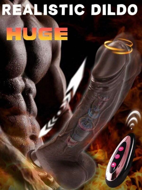 Dildo Vibrating & Thrusting Silicone Remote Controlled Dildo (4.78)