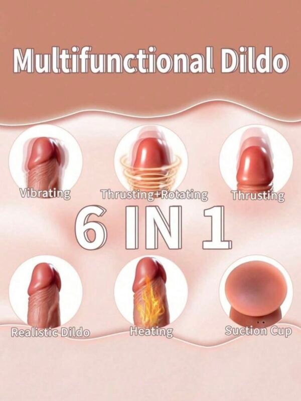 Dildo Vibrating & Thrusting Silicone Remote Controlled Dildo (4.78) - Image 5