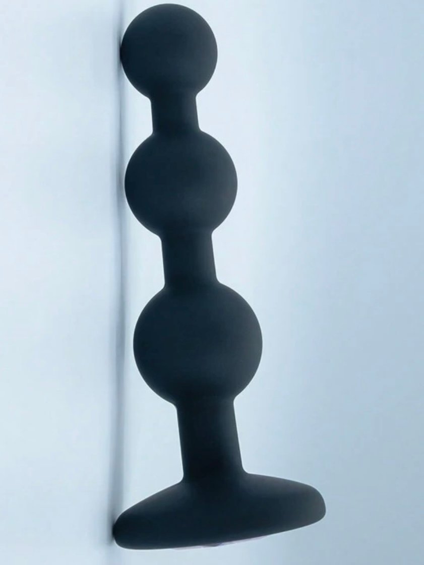 3 Ball Anal Beads Silicone Sex Plug With Crystal Base (4.89) - Image 2