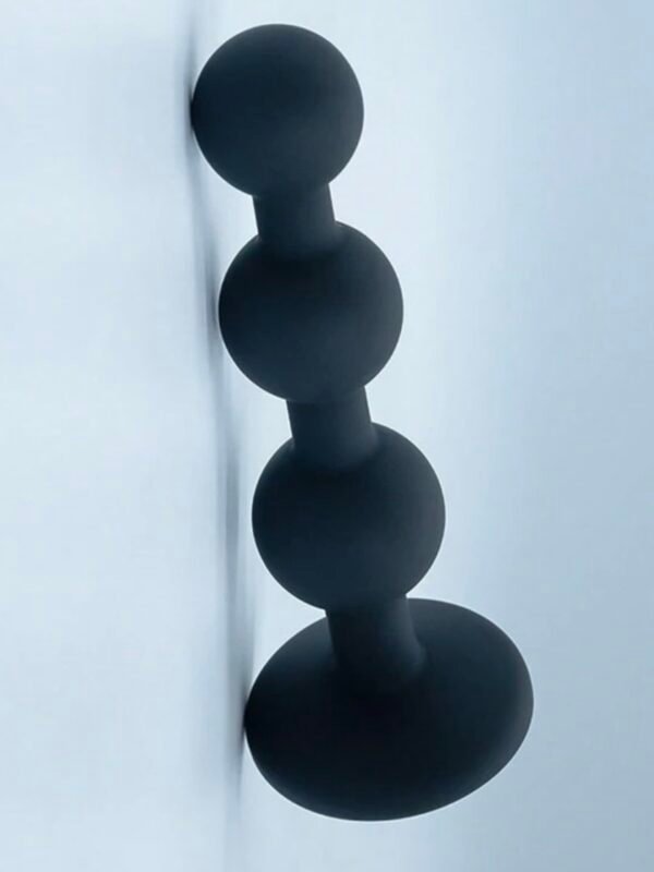 3 Ball Anal Beads Silicone Sex Plug With Crystal Base (4.89) - Image 4