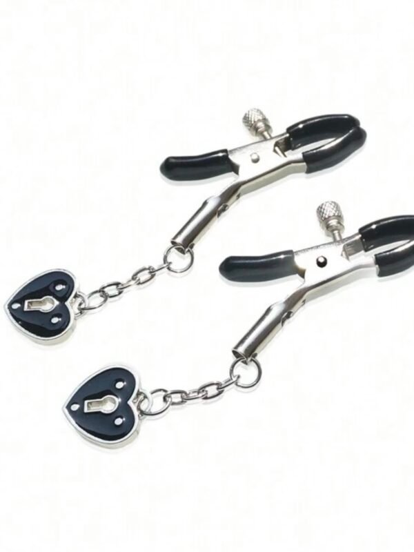 Pair Of Adjustable Nipple Clamps Nipple Clips BDSM Sex Toy (4.90)