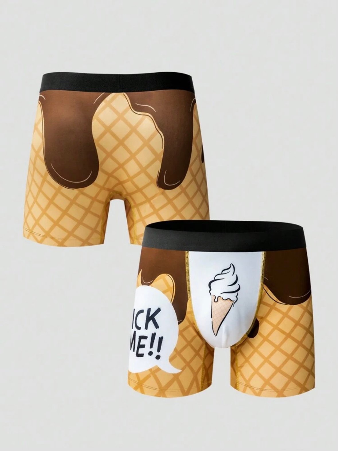 LICK ME Ice Cream Cone Boxers For Men (4.92) - Image 4