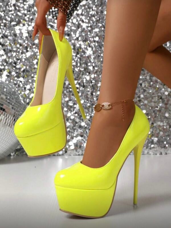Super High Platform Heels Women's Stiletto's (4.84) - Image 4