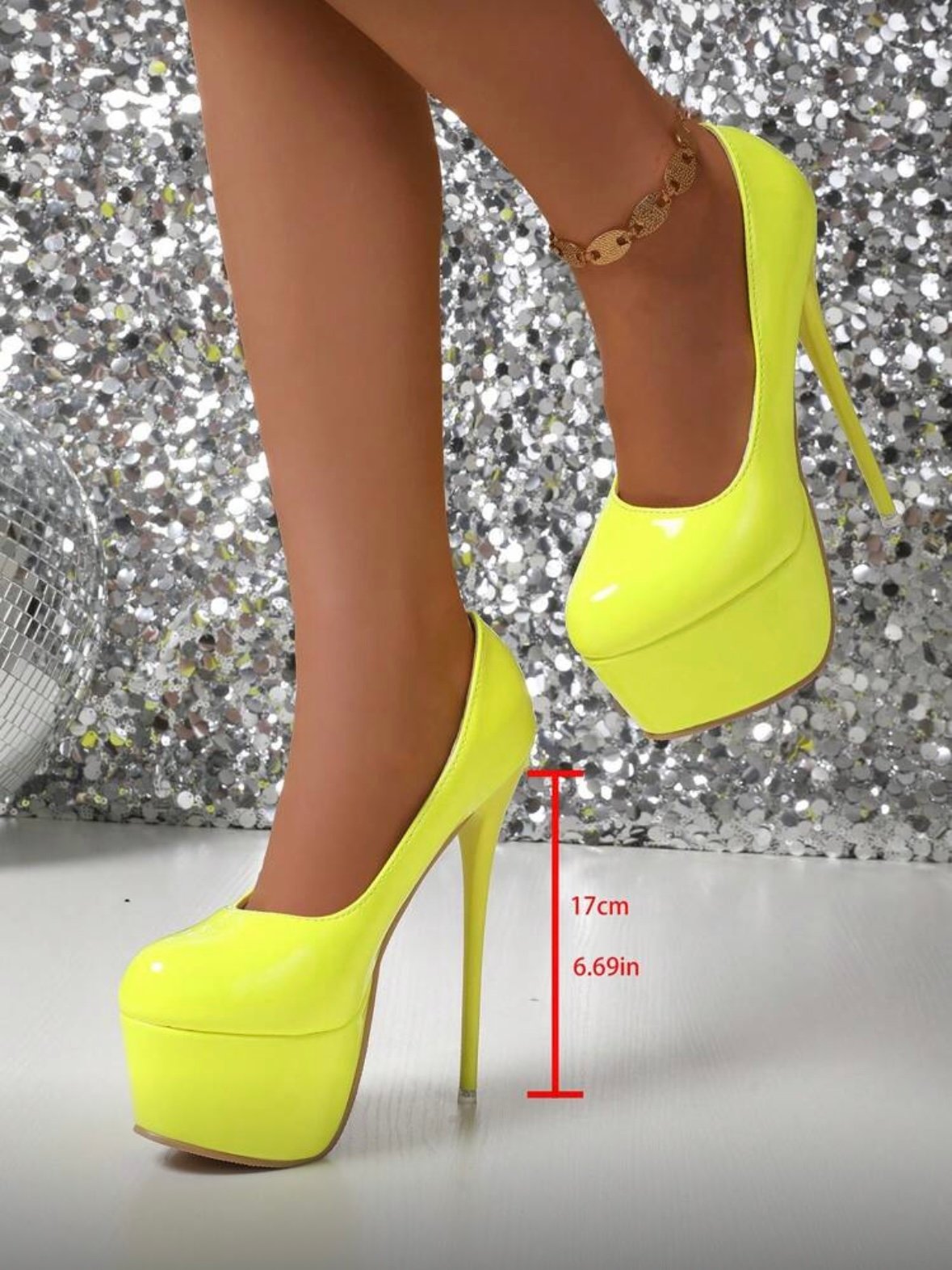 Super High Platform Heels Women's Stiletto's (4.84) - Image 2