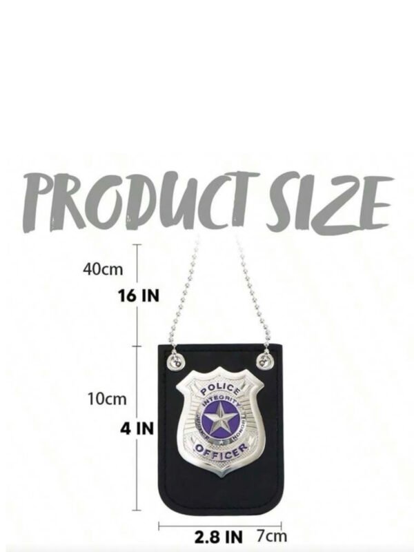 Police Officer Badge On Necklace (5.0) - Image 4